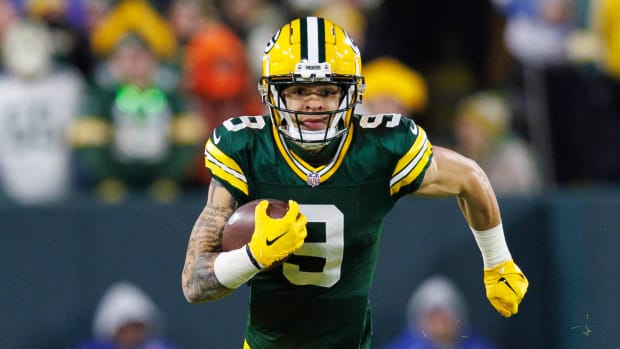 Green Bay Packers wide receiver Christian Watson